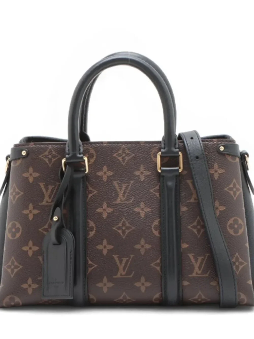 Louis Vuitton Monogram Soufflot BB Brown x Black